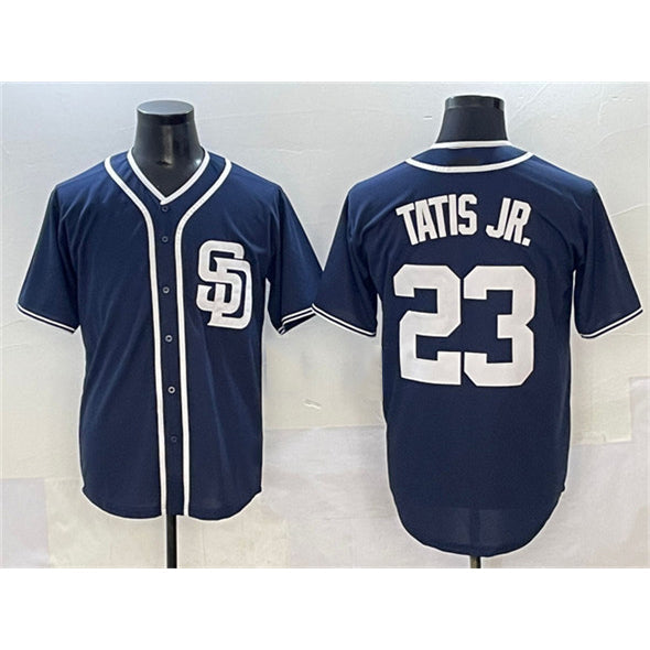 SD.Padres #23 Fernando Tatis Jr. Navy Cool Base Stitched Jersey