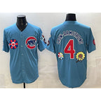 C.Cubs #4 Pete Crow-Armstrong Blue 'Ryne Sandberg Tribute' Vapor Limited V2 Stitched Jersey