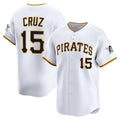 P.Pirates #15 Oneil Cruz White Home Limited Player Jersey
