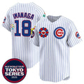 C.Cubs #18 Shota Imanaga White 2025 Tokyo Series Limited Stitched Jersey