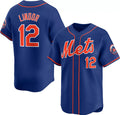 NY.Mets #12 Francisco Lindor Royal 2024 Alternate Limited Stitched Jersey