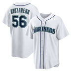 S.Mariners #56 Randy Arozarena White Home Replica Jersey