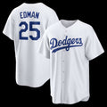 LA.Dodgers #25 Tommy Edman White Home Replica Jersey