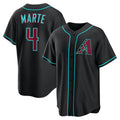A.Diamondback #4 Ketel Marte Black Alternate Replica Jersey