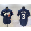 H.Astros #3 Jeremy Pena Black Cactus Jack Vapor Premier Stitched Jersey