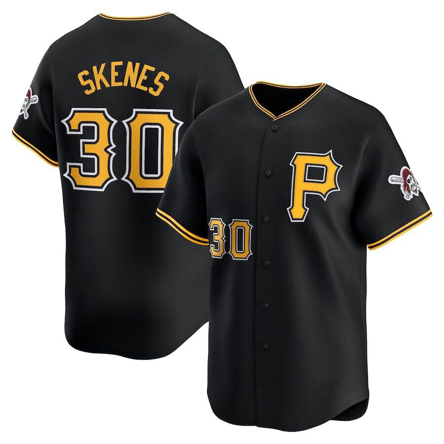 P.Pirates #30 Paul Skenes Black Alt Limited Jersey