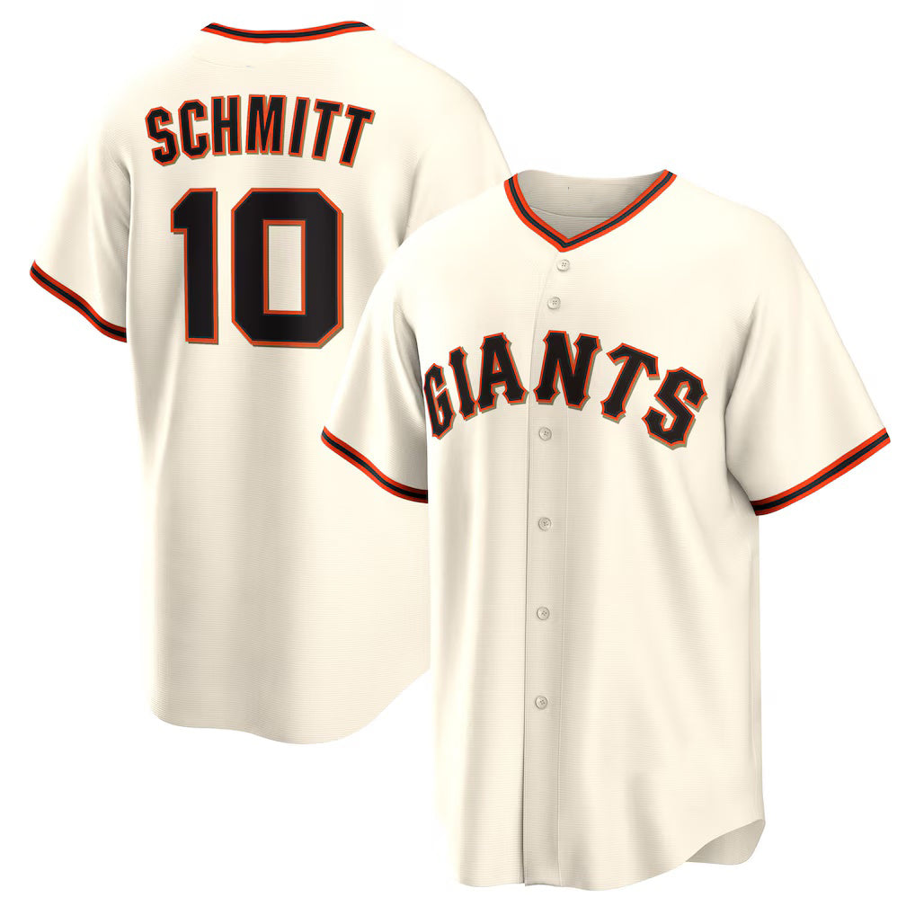 SF.Giants #10 Casey Schmitt Cream Home Replica Jersey