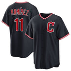 C.Guardians #11 Jose Ramirez Navy 2025 Alternate Limited Stitched Jersey
