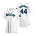S.Mariners #44 Julio rodriguez White Flex Base Stitched Jersey