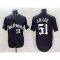 SF.Giants #51 Jung Hoo Lee Black 'Gothic Fog Edition' Vapor Premier Limited Stitched Jersey