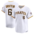 P.Pirates #6 Konnor Griffin White Home Limited Jersey