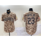 SD.Padres #23 Fernando Tatis Jr. Camo Stitched Cool Base Jersey