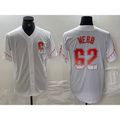 SF.Giants #62 Logan Webb White City Connect Stitched Cool Base Jersey