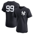 NY.Yankees #99 Aaron Judge Navy Alternate 2 Elite Player Jersey