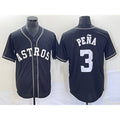 H.Astros #3 Jeremy Pena Black Cool Base Stitched Jersey