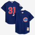 C.Cubs #31 Greg Maddux Mitchell & Ness Royal Cooperstown Collection 2005 Batting Practice Jersey
