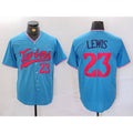 M.Twins #23 Royce Lewis Blue Cool Base Stitched Jersey