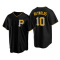 P.Pirates #10 Bryan Reynolds Black Alternate Team Logo Cool Base Jersey