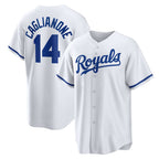 KC.Royals #14 Jac Caglianone White Home Limited Replica Jersey