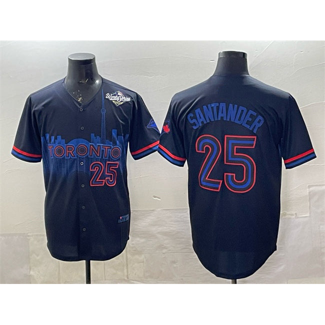 TB.Jays #25 Anthony Santander Navy 2025 World Series City Connect Limited Stitched Jersey
