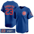 C.Cubs #23 Ryne Sandberg Royal 'Ryne Sandberg Tribute' Vapor Limited V3 Stitched Jersey