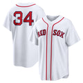 BR.Sox #34 David Ortiz White Home Replica Jersey