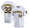 M.Brewers #32 Jacob Misiorowski White Alternate Limited Stitched Jersey