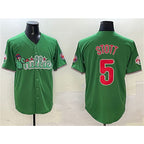 P.Phillies #5 Bryson Stott Green Phanatic Limited Stitched Jersey