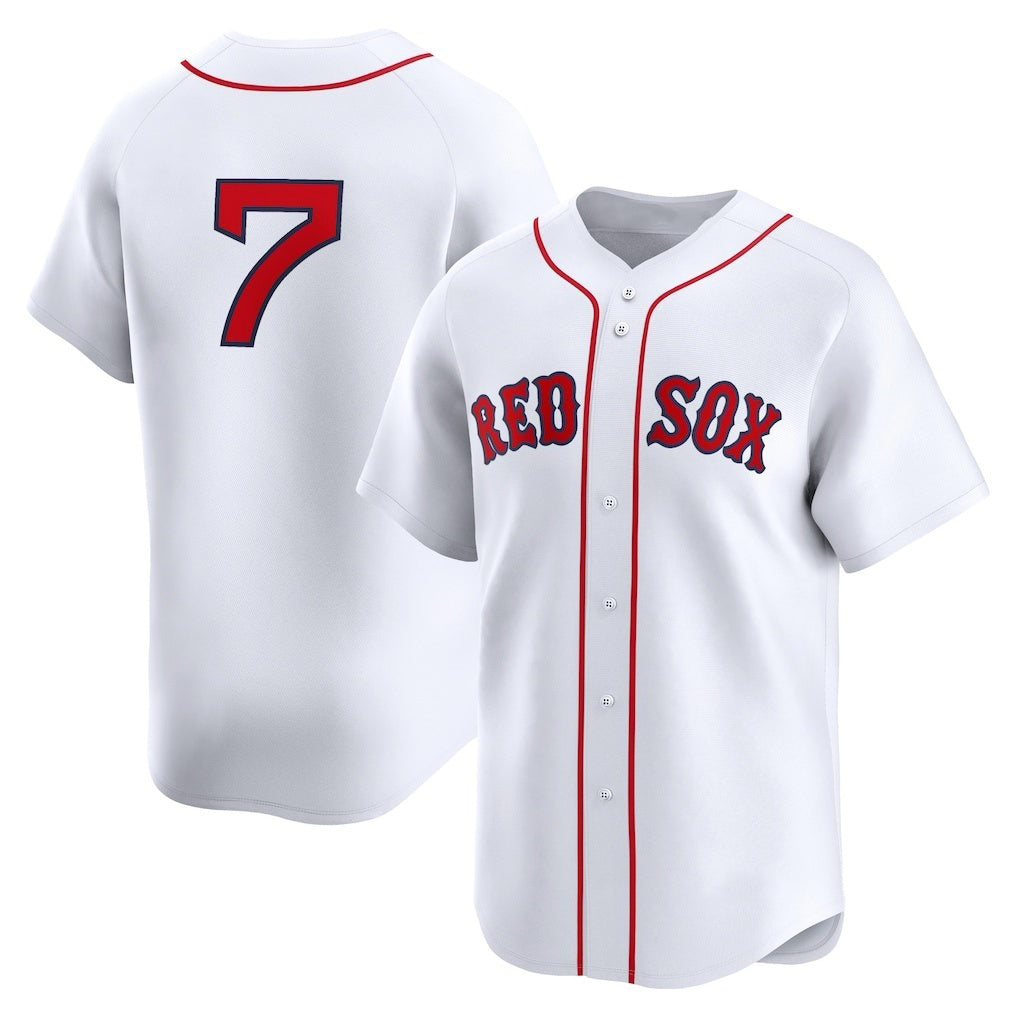 BR.Sox #7 Masataka Yoshida White Home Limited Player Jersey