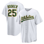 O.Athletics #25 Brent Rooker White Home Replica Jersey