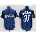 D.Tigers #31 Riley Greene 2024 Navy City Connect Cool Base Limited Stitched Jersey