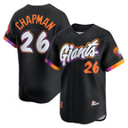 SF.Giants #26 Matt Chapman Anthracite 2025 City Connect Limited Jersey