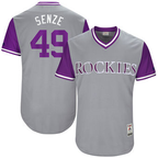 C.Rockies #49 Antonio Senzatela Gray 2017 Players Weekend Authentic Jersey