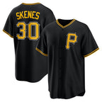 P.Pirates #30 Paul Skenes Black Alternate Replica Player Jersey