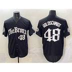 NY.Yankees #48 Paul Goldschmidt Black 'Gothic Legacy Edition' Vapor Premier Limited Stitched Jersey