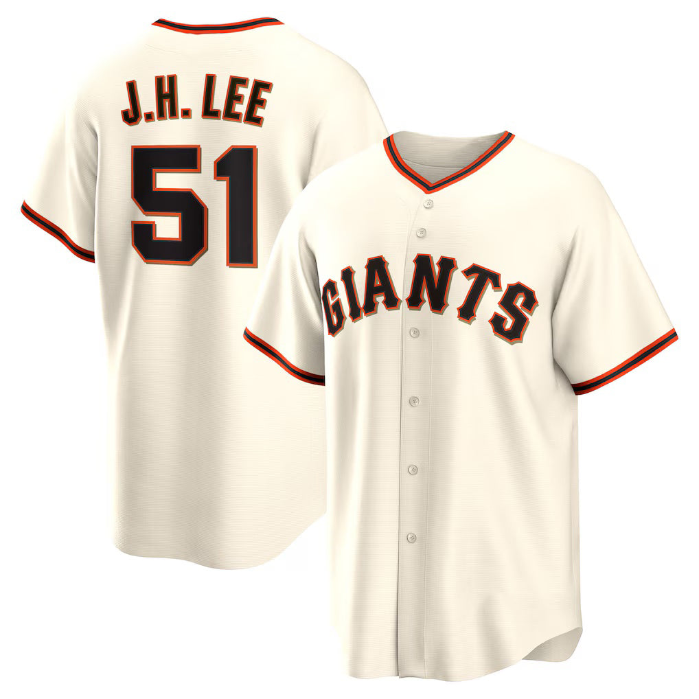 SF.Giants #51 Jung Hoo Lee Cream Home Replica Player Jersey