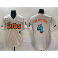 C.Cubs #4 Pete Crow-Armstrong Cream 'Graffiti North Side Edition' Vapor Premier Limited Stitched Jersey