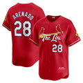 St. Louis Cardinals #28 Nolan Arenado Red 2024 City Connect Limited Player Jersey
