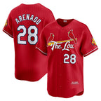 St. Louis Cardinals #28 Nolan Arenado Red 2024 City Connect Limited Player Jersey