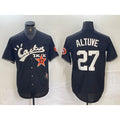 H.Astros #27 Jose Altuve Black Cactus Jack Cool Base Jersey
