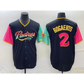 SD.Padres #2 Xander Bogaerts 2022 Black City Connect Cool Base Stitched Jersey