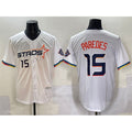 H.Astros #15 Isaac Paredes White 2025 City Connect Limited Stitched Jersey