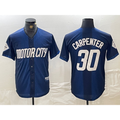 D.Tigers #30 Kerry Carpenter 2024 Navy City Connect Cool Base Limited Stitched Jersey