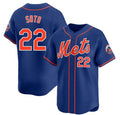 NY.Mets #22 Juan Soto Royal 2024 Alternate Limited Stitched Jersey