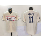 NY.Yankees #11 Anthony Volpe Cream Limited 2 Stitched  Jersey