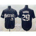 D.Tigers #29 Tarik Skubal Black Motor Gothic Edition Vapor Premier Limited Stitched Jersey