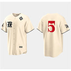 T.Rangers #5 Corey Seager Cream 2023 World Series City Connect Stitched  Jersey