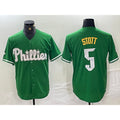 P.Phillies #5 Bryson Stott Green 2024 City Connect Stitched Jersey