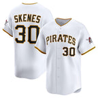 P.Pirates #30 Paul Skenes White Home Limited Player Jersey