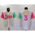 SD.Padres #3 Jackson Merrill White NEW 2023 City Connect Cool Base Stitched Jersey